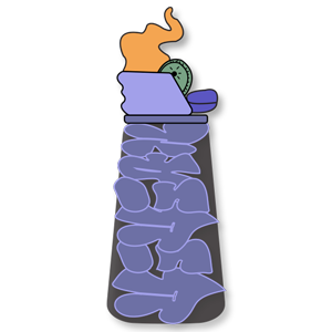 graffiti style sticker IR